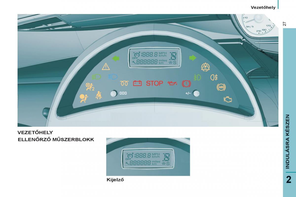 Peugeot 807 Kezelesi utmutato / page 29