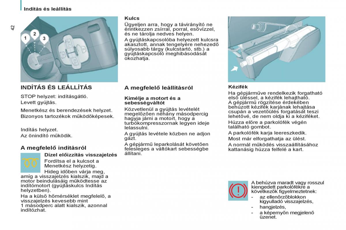 Peugeot 807 Kezelesi utmutato / page 44