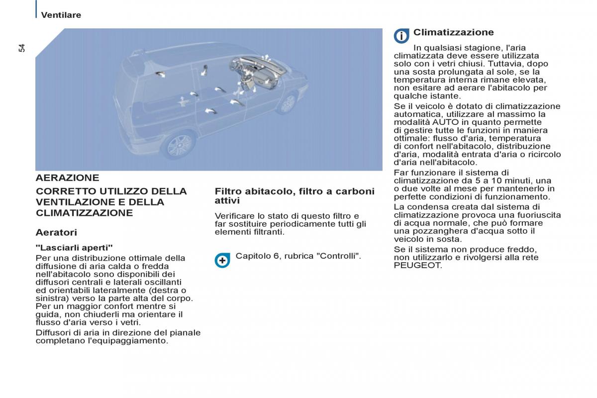 Peugeot 807 manuale del proprietario / page 56