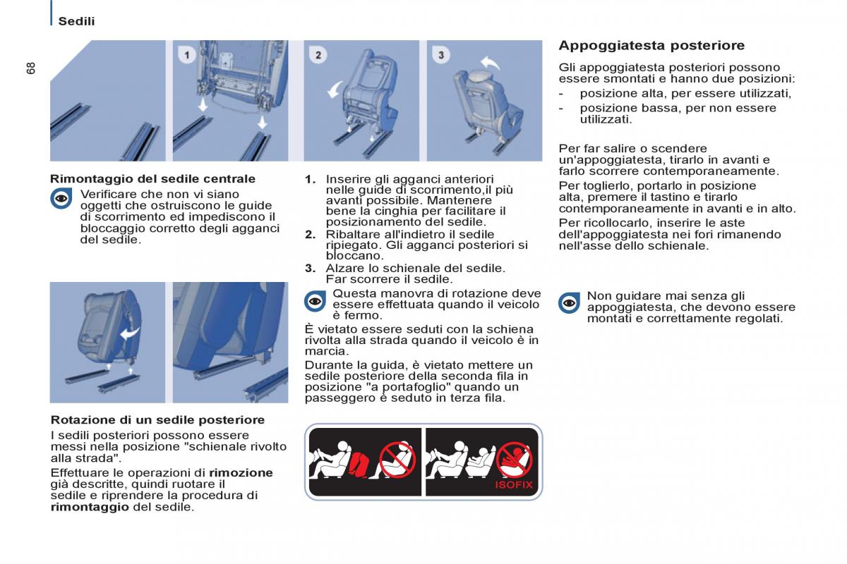 Peugeot 807 manuale del proprietario / page 70