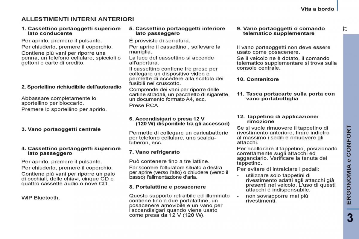 Peugeot 807 manuale del proprietario / page 79