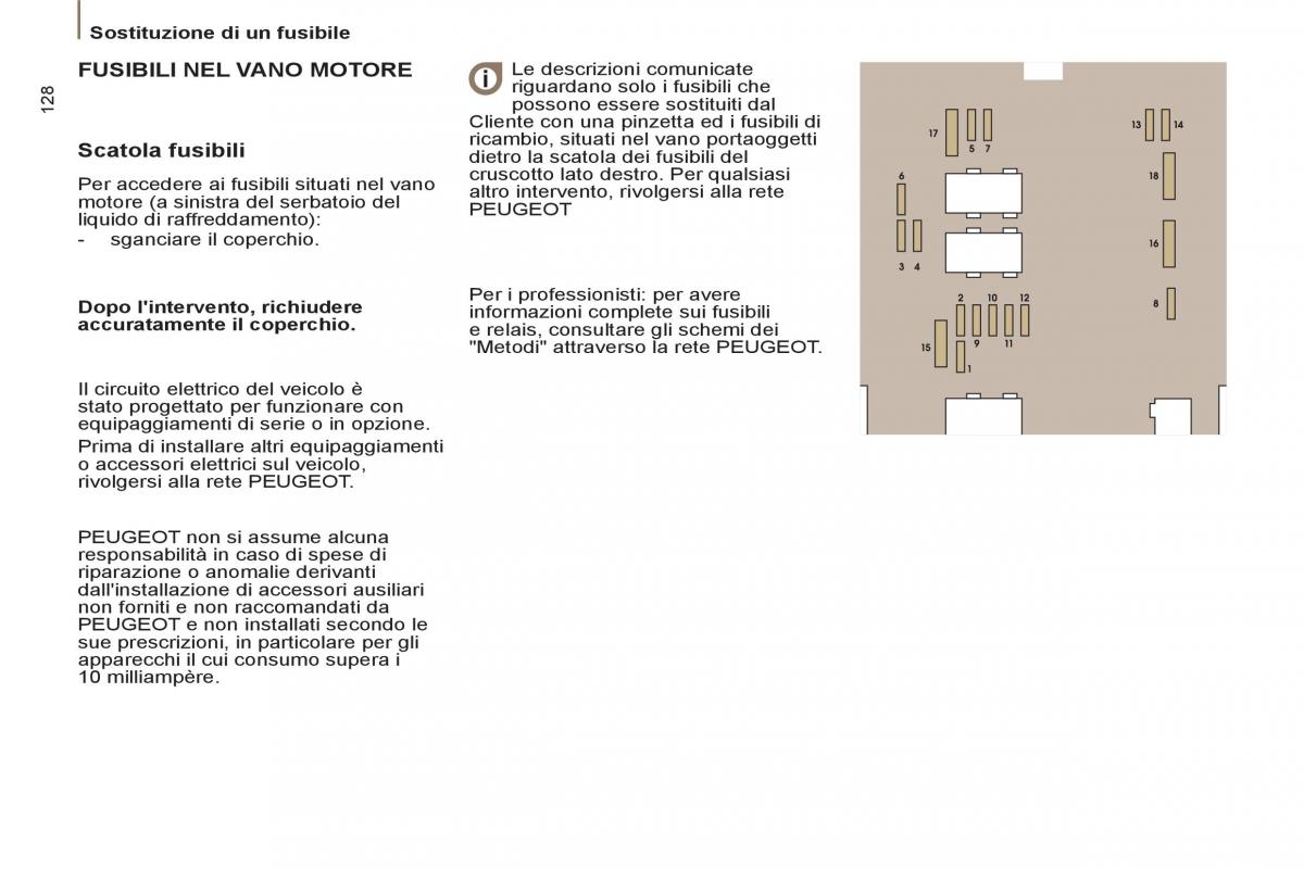 Peugeot 807 manuale del proprietario / page 130