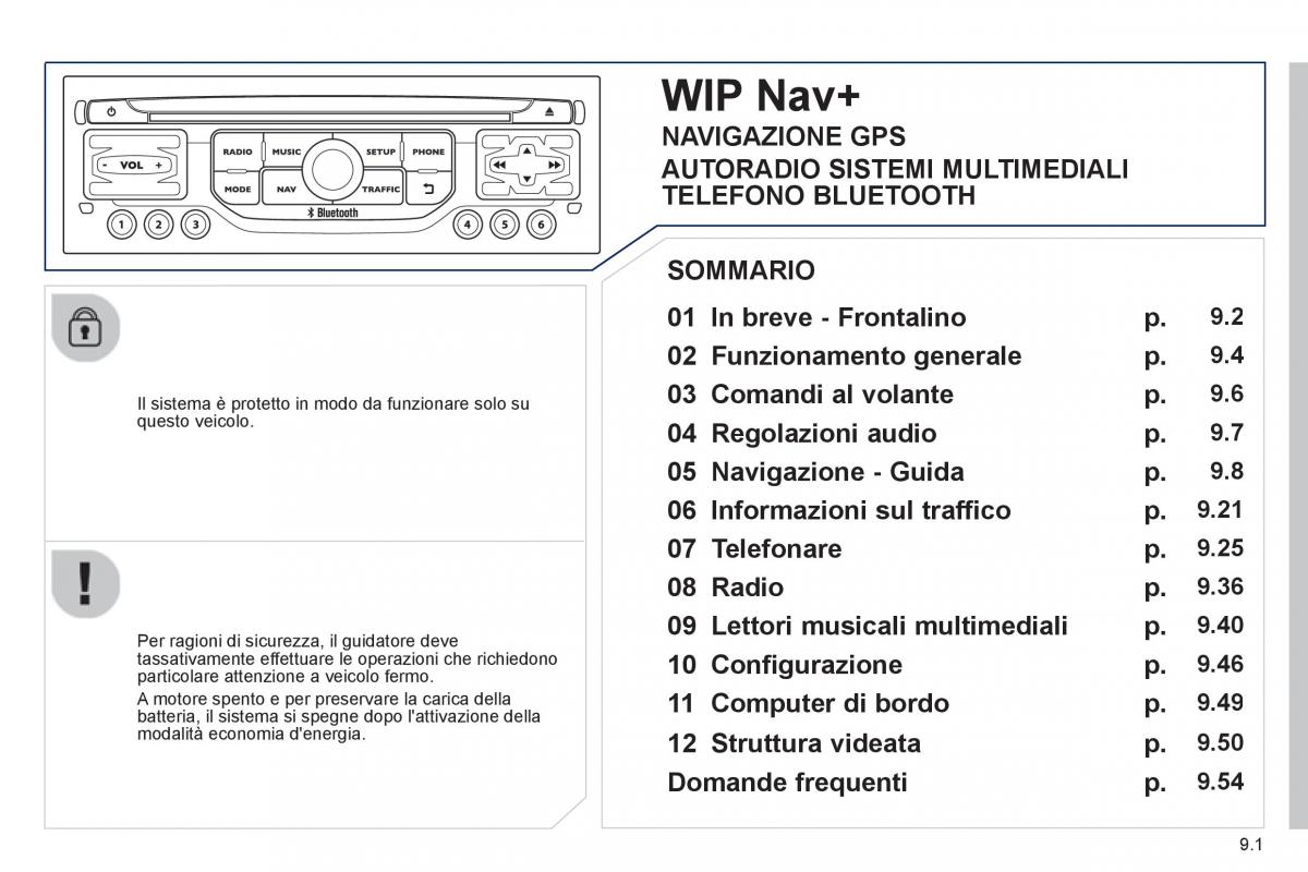 Peugeot 807 manuale del proprietario / page 141