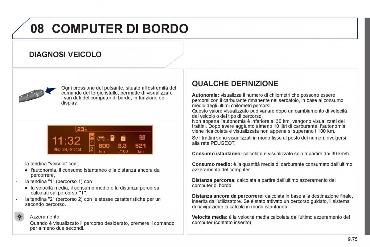 Peugeot 807 manuale del proprietario / page 215