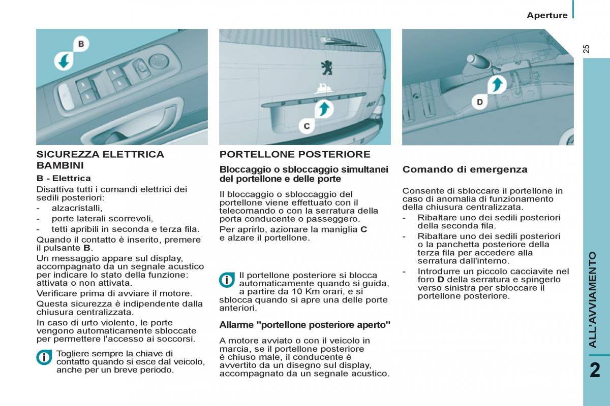 Peugeot 807 manuale del proprietario / page 27