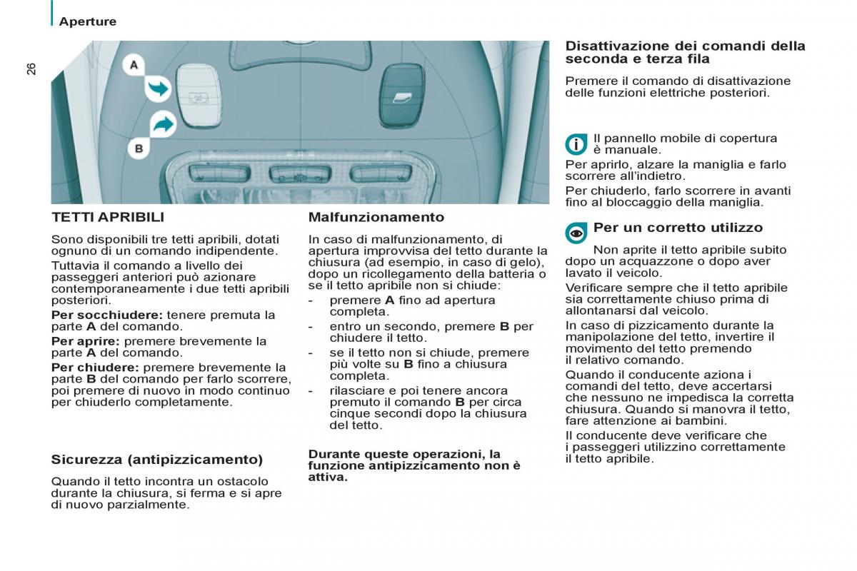 Peugeot 807 manuale del proprietario / page 28