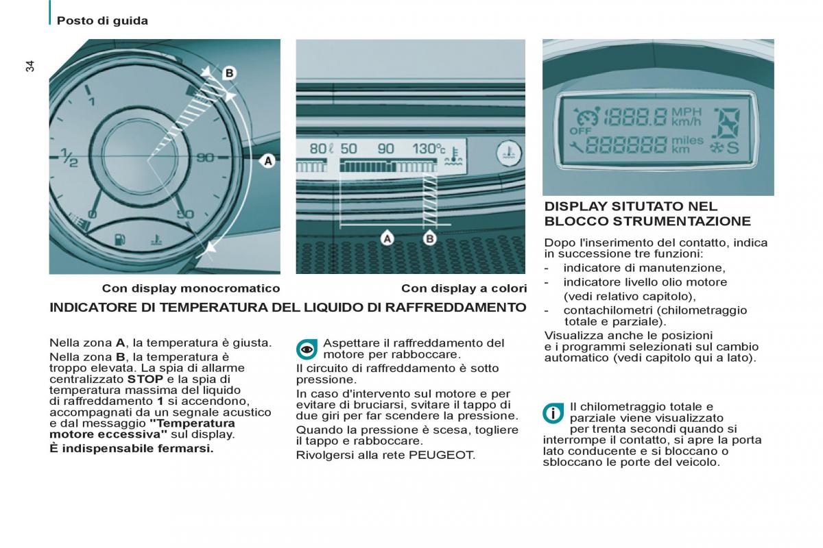 Peugeot 807 manuale del proprietario / page 36