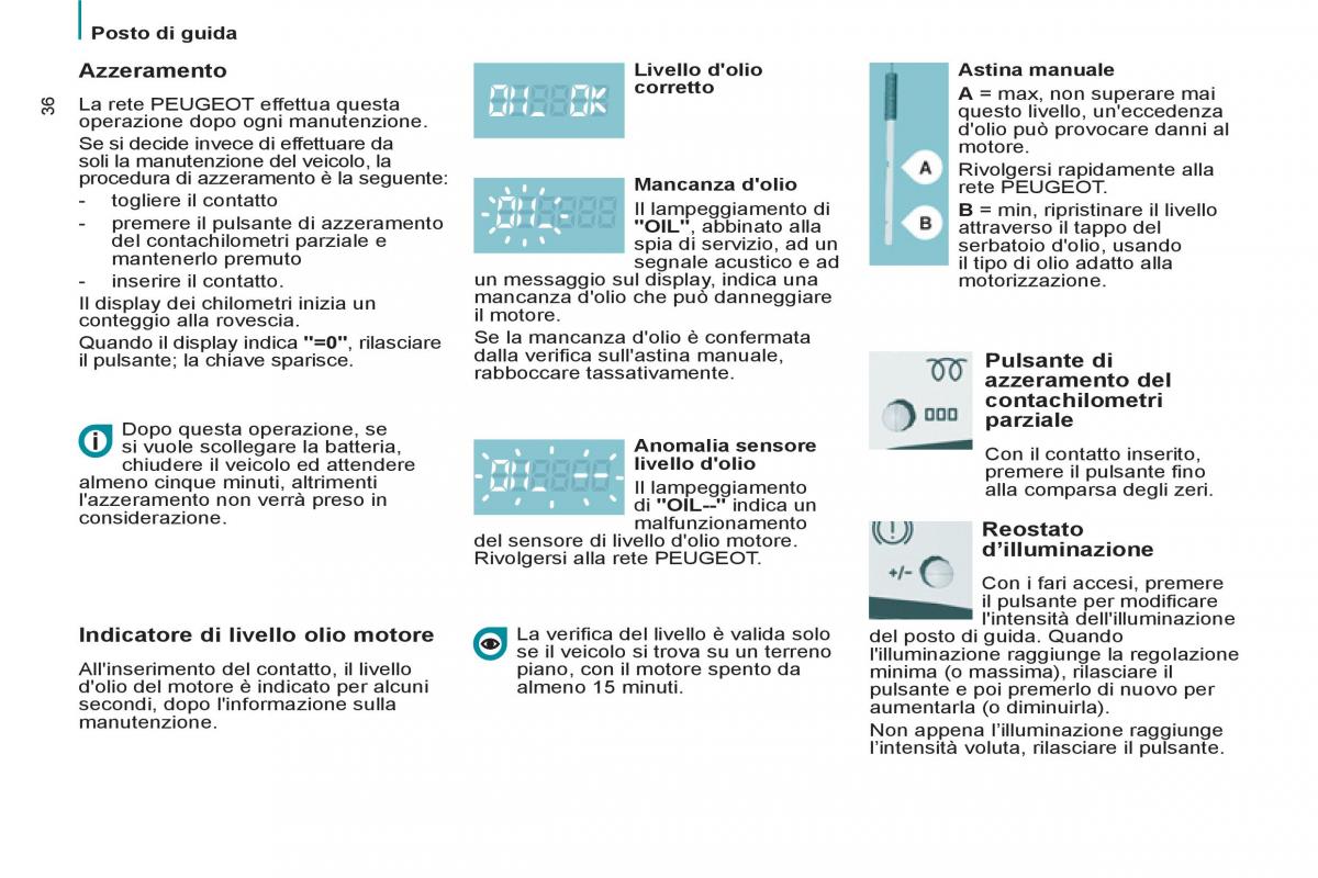 Peugeot 807 manuale del proprietario / page 38