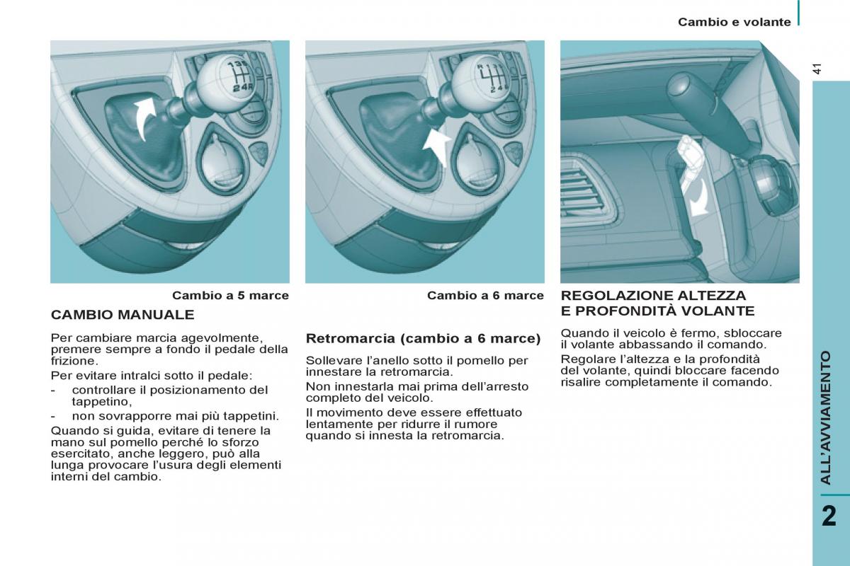 Peugeot 807 manuale del proprietario / page 43