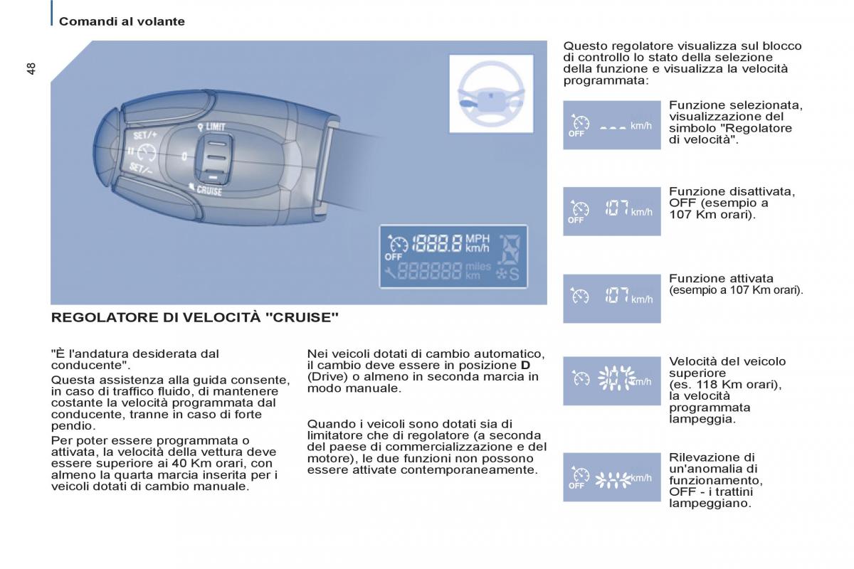 Peugeot 807 manuale del proprietario / page 50