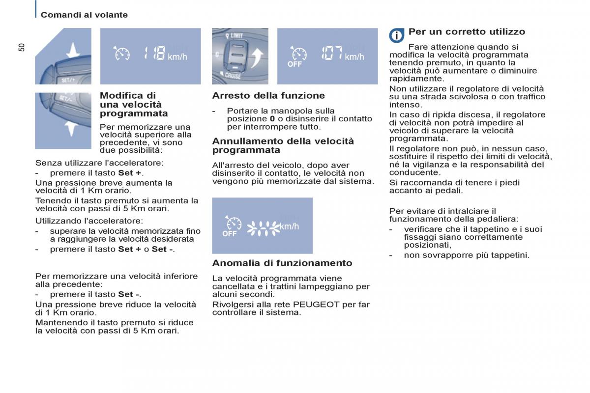 Peugeot 807 manuale del proprietario / page 52