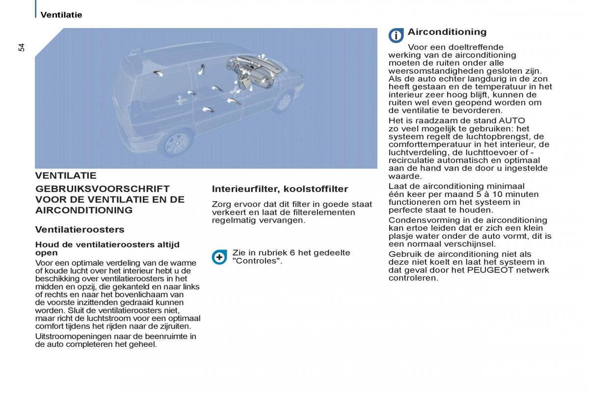 Peugeot 807 handleiding / page 56