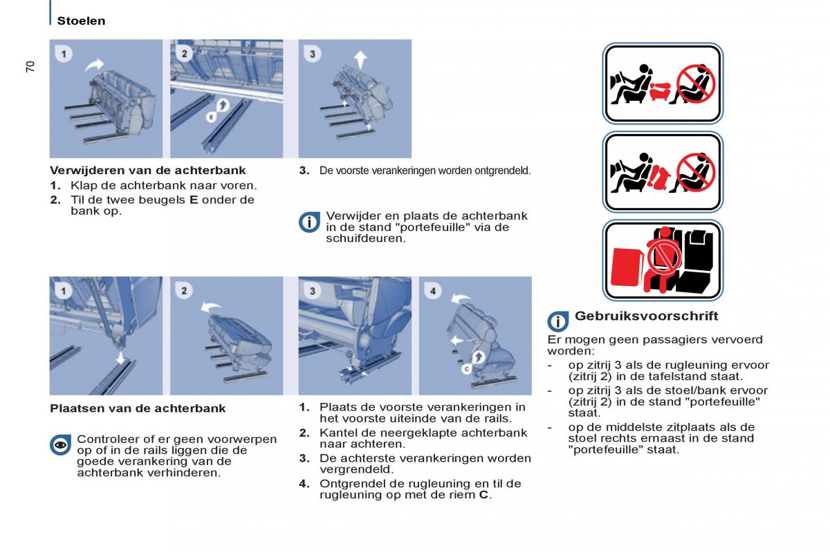 Peugeot 807 handleiding / page 72