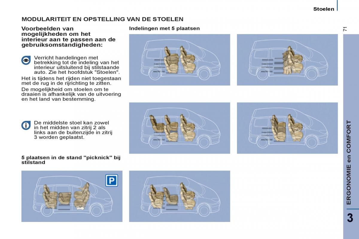 Peugeot 807 handleiding / page 73