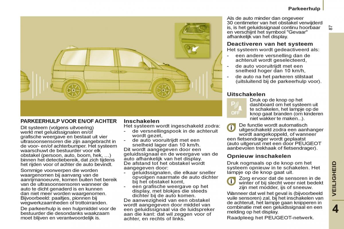 Peugeot 807 handleiding / page 89