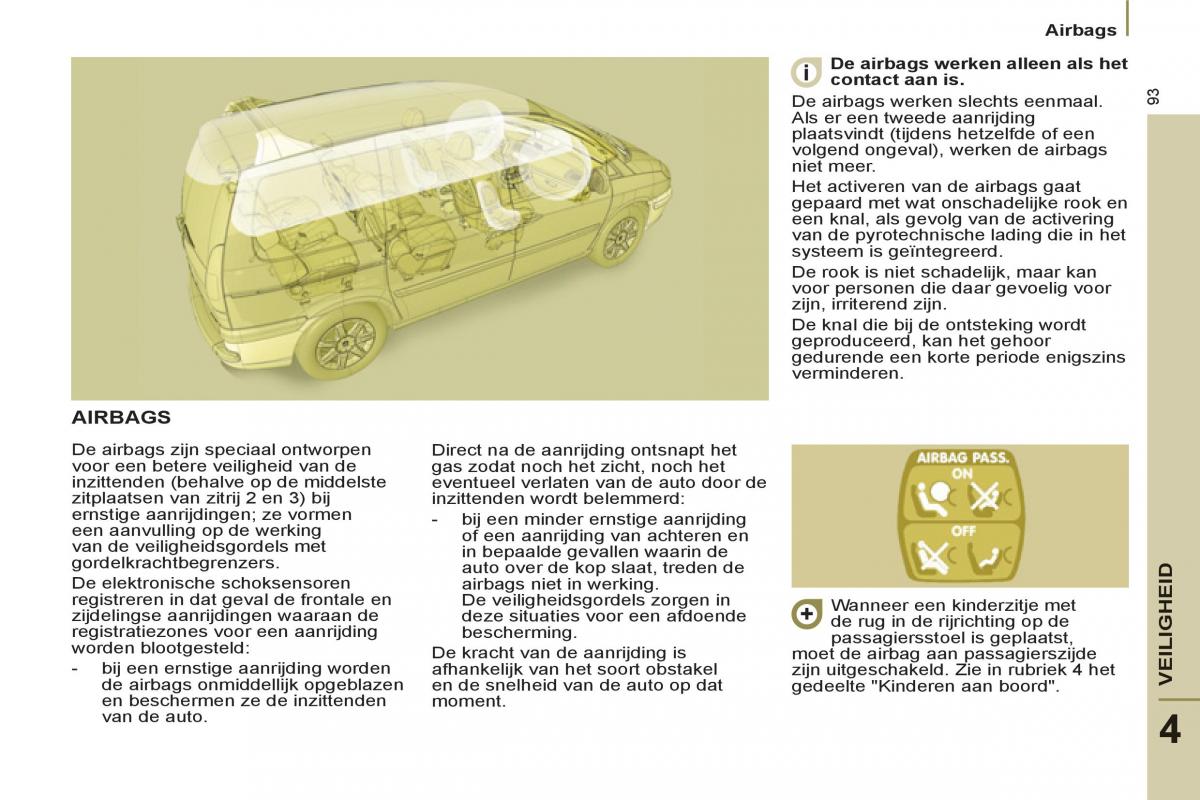 Peugeot 807 handleiding / page 95