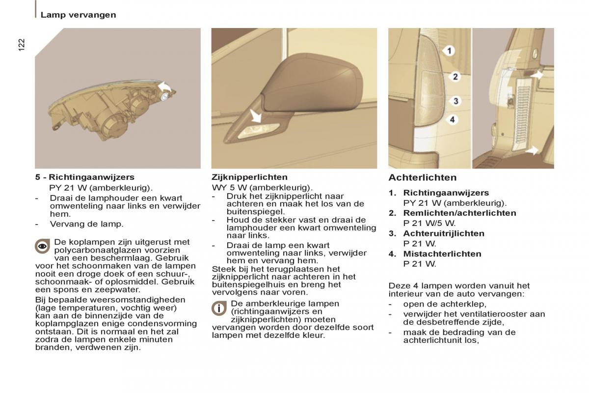 Peugeot 807 handleiding / page 124