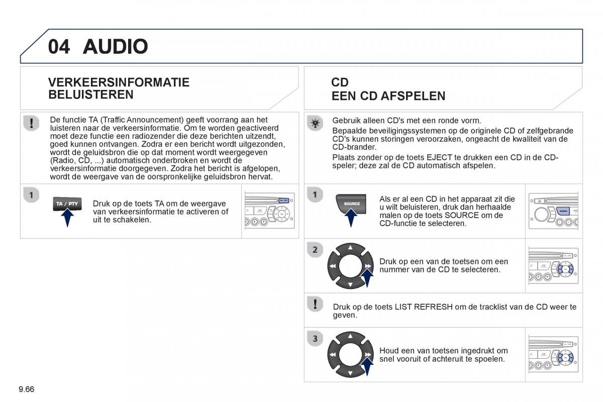 Peugeot 807 handleiding / page 206