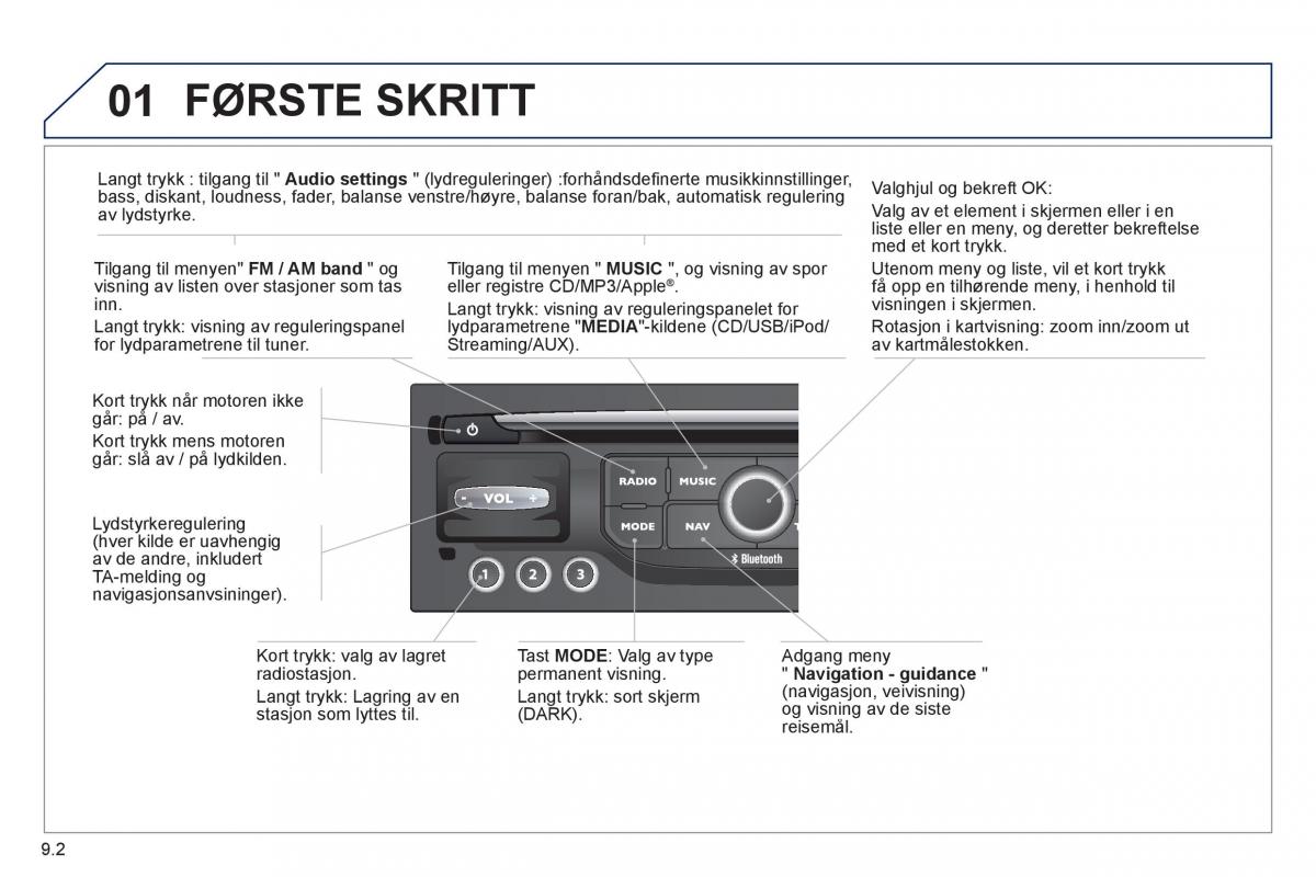 Peugeot 807 bruksanvisningen / page 142