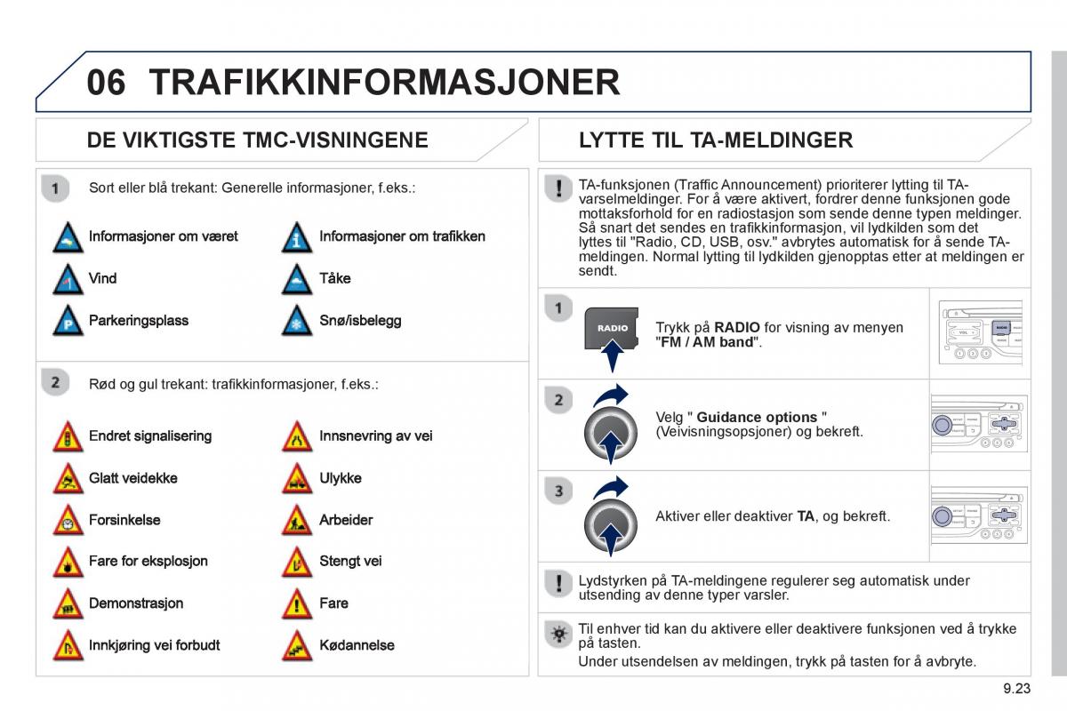 Peugeot 807 bruksanvisningen / page 163