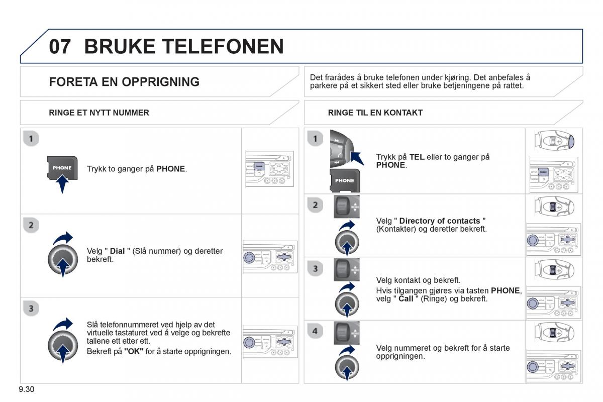 Peugeot 807 bruksanvisningen / page 170