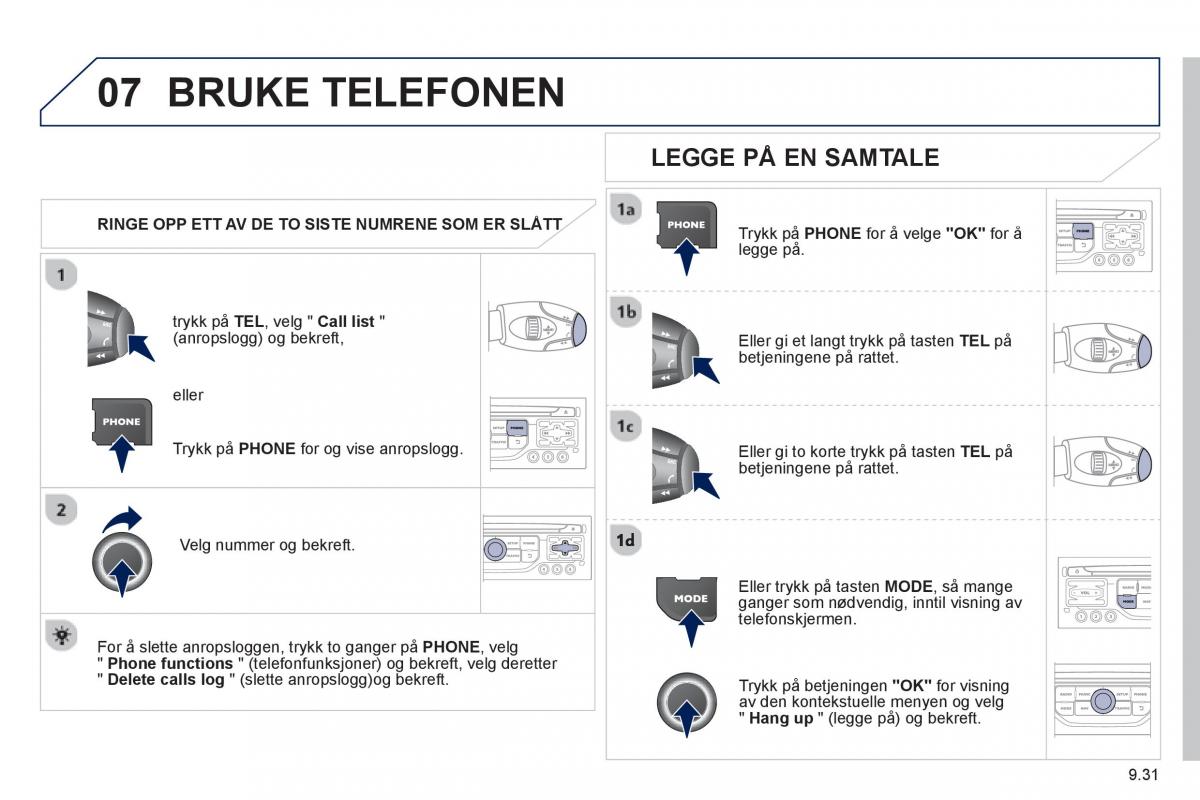 Peugeot 807 bruksanvisningen / page 171