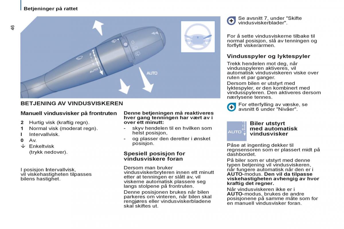 Peugeot 807 bruksanvisningen / page 48