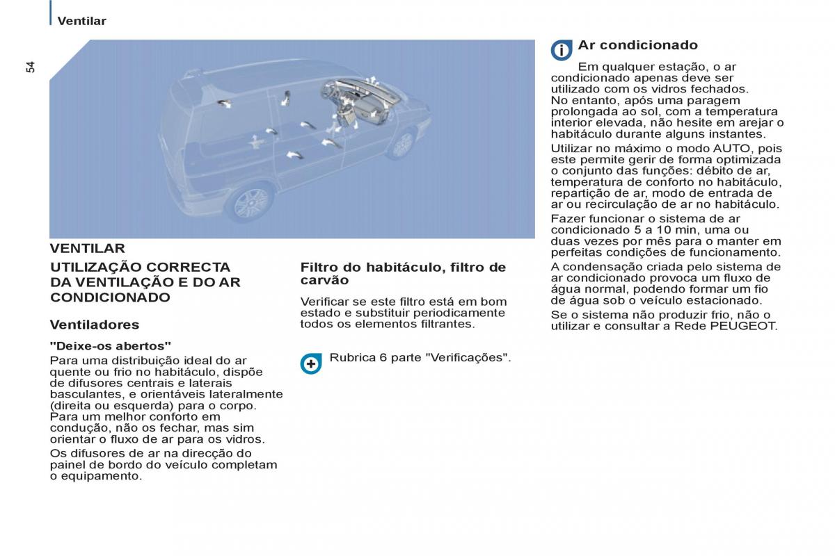 Peugeot 807 manual del propietario / page 56