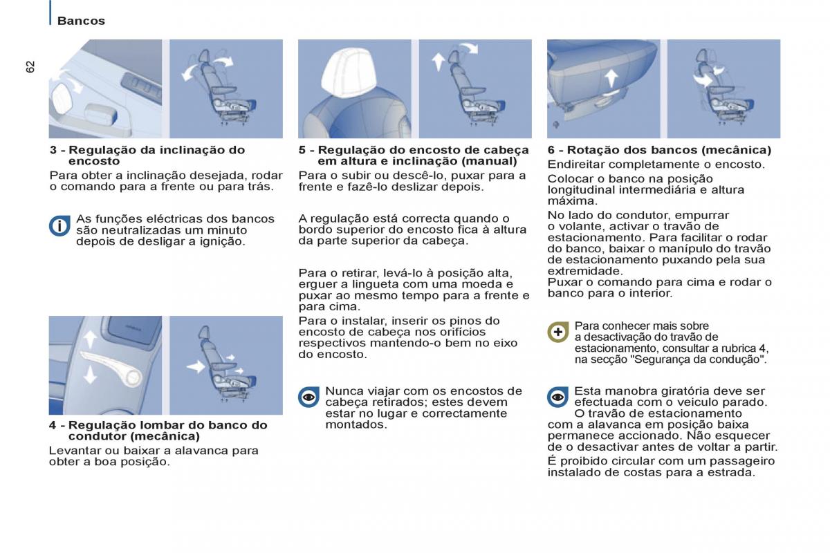 Peugeot 807 manual del propietario / page 64