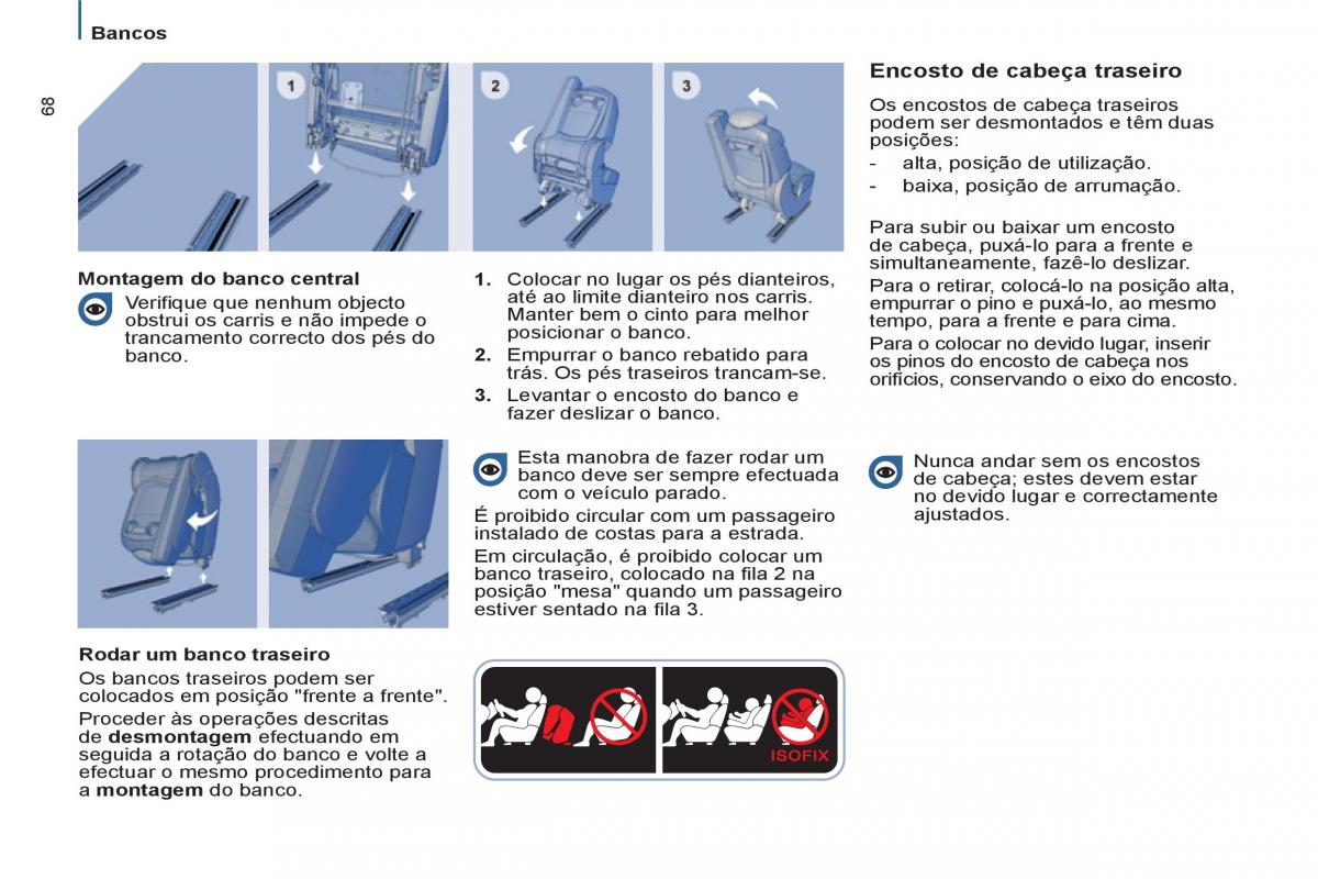 Peugeot 807 manual del propietario / page 70