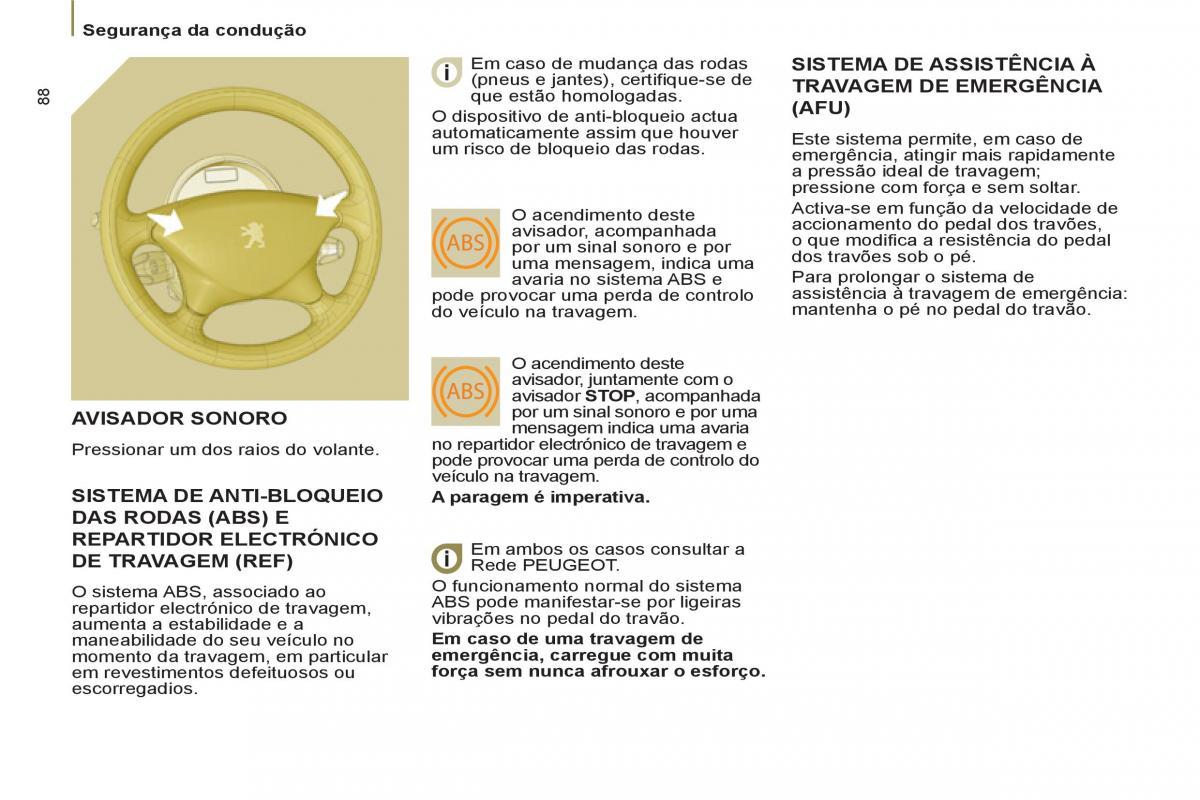 Peugeot 807 manual del propietario / page 90