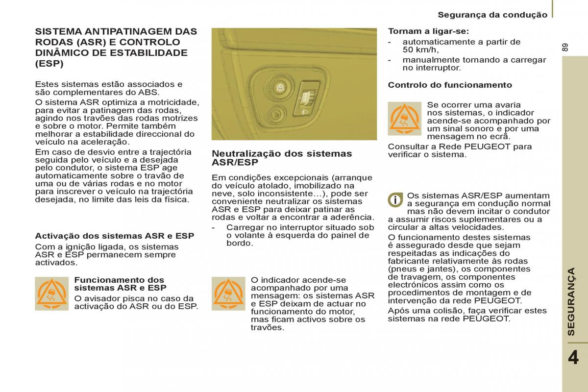 Peugeot 807 manual del propietario / page 91