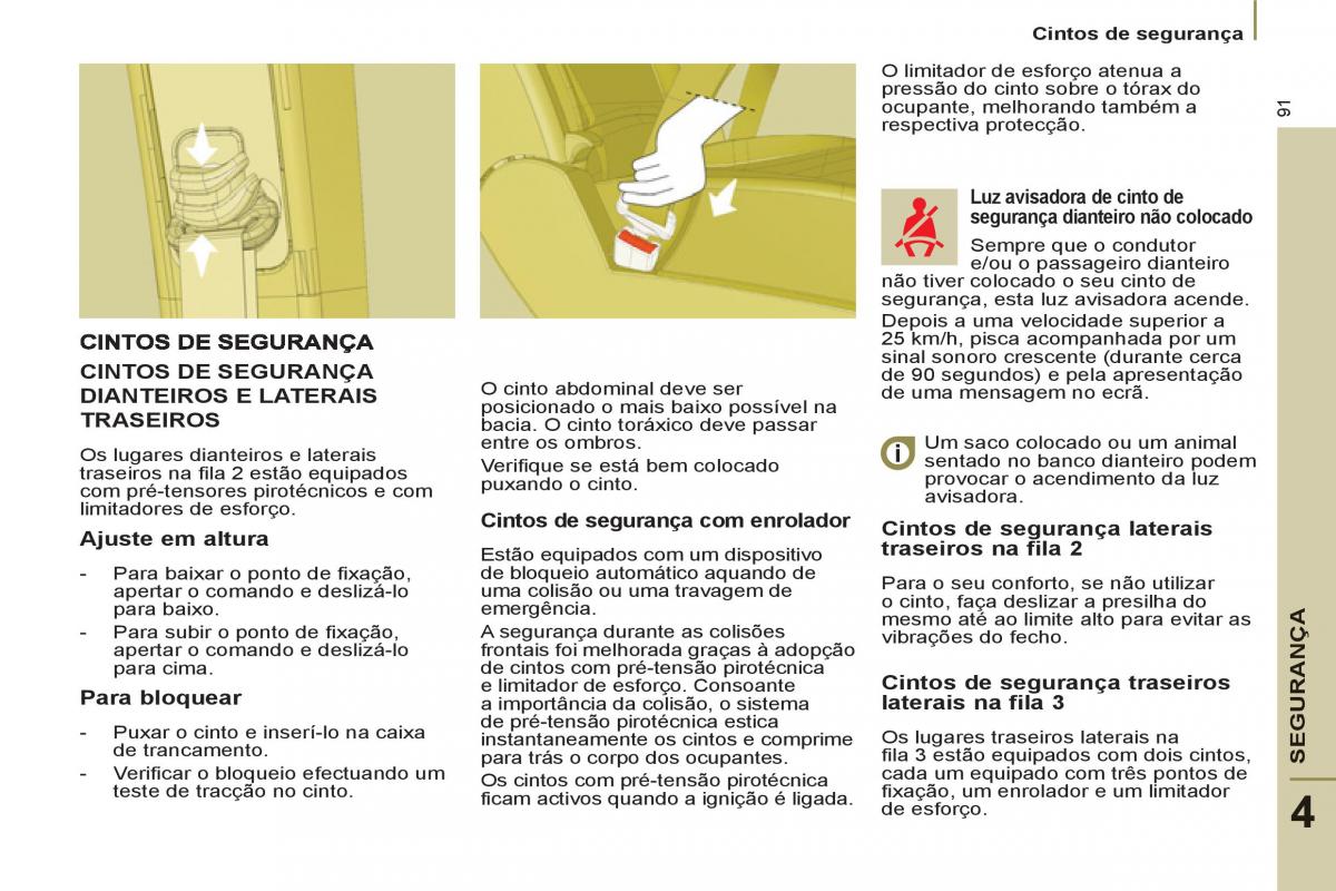 Peugeot 807 manual del propietario / page 93