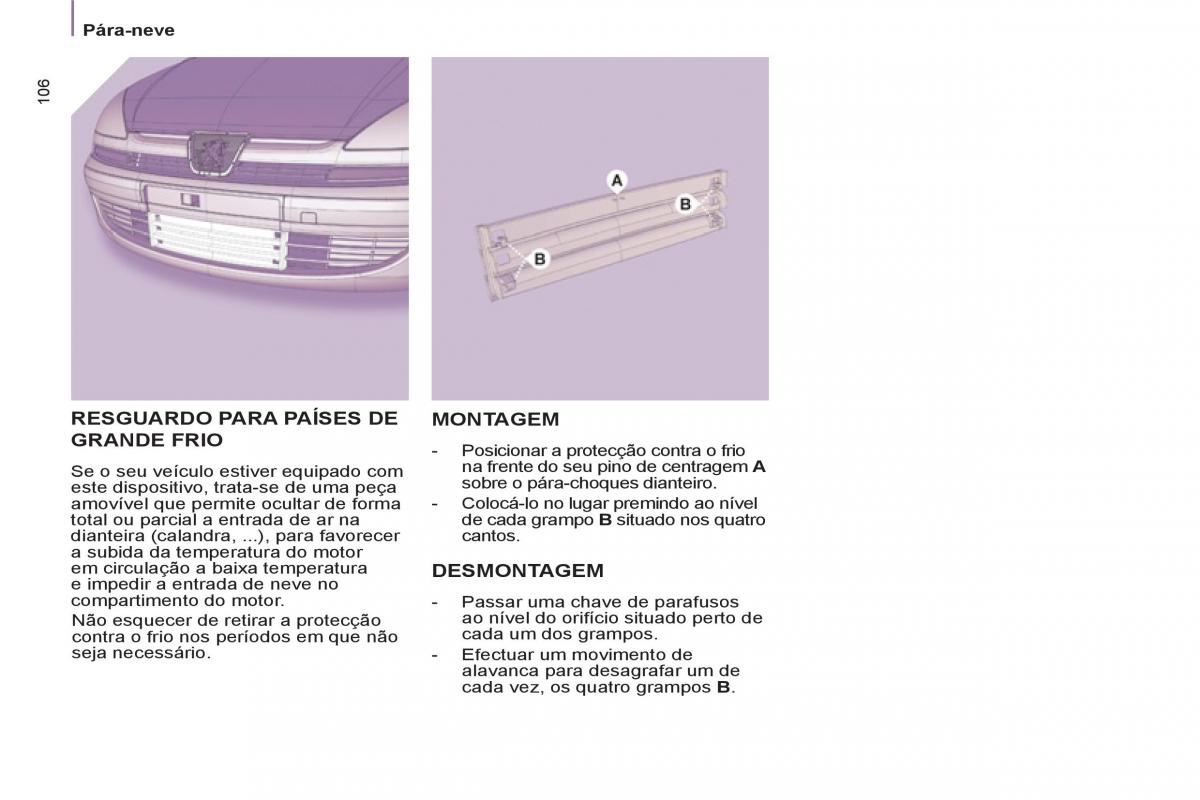 Peugeot 807 manual del propietario / page 108