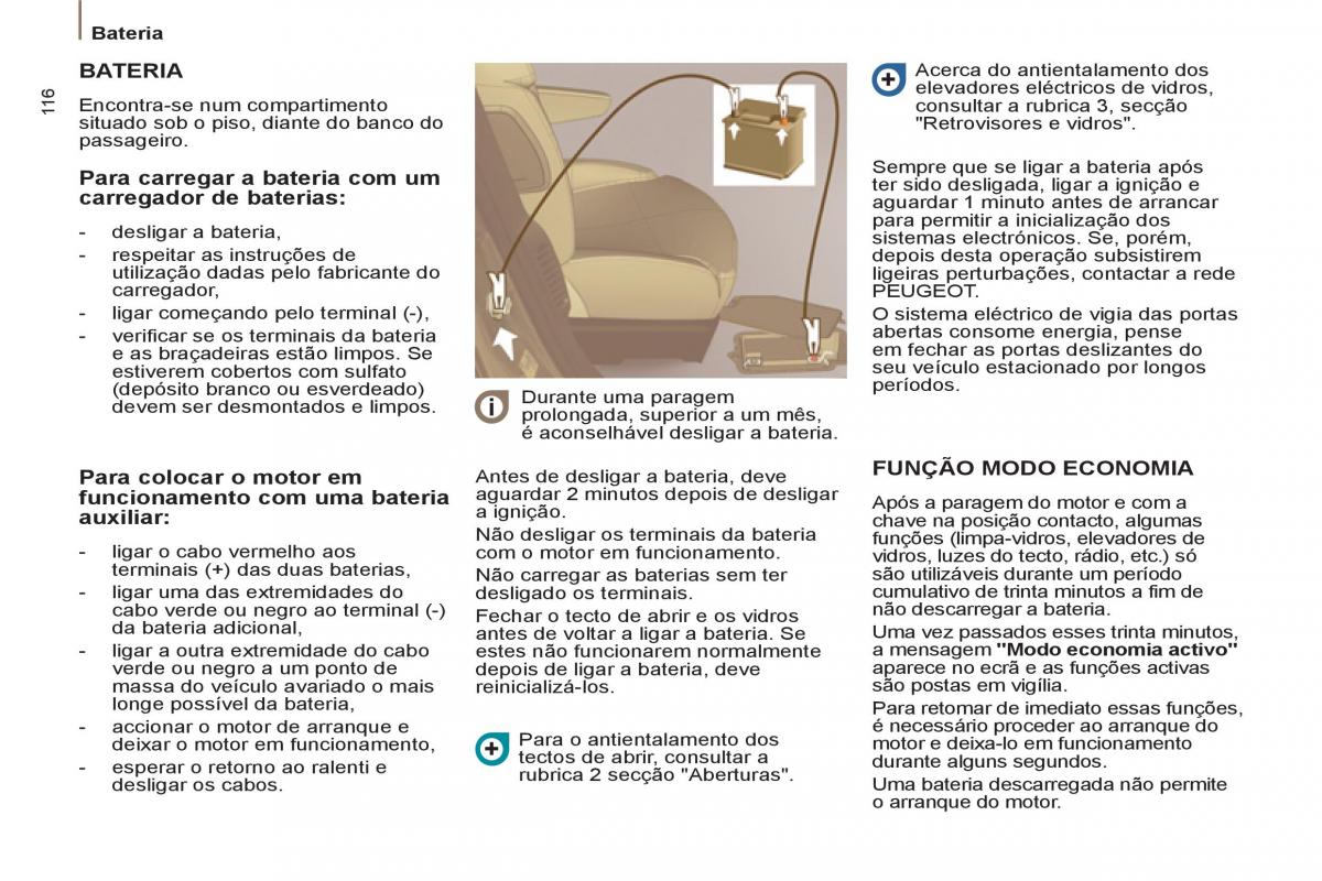 Peugeot 807 manual del propietario / page 118