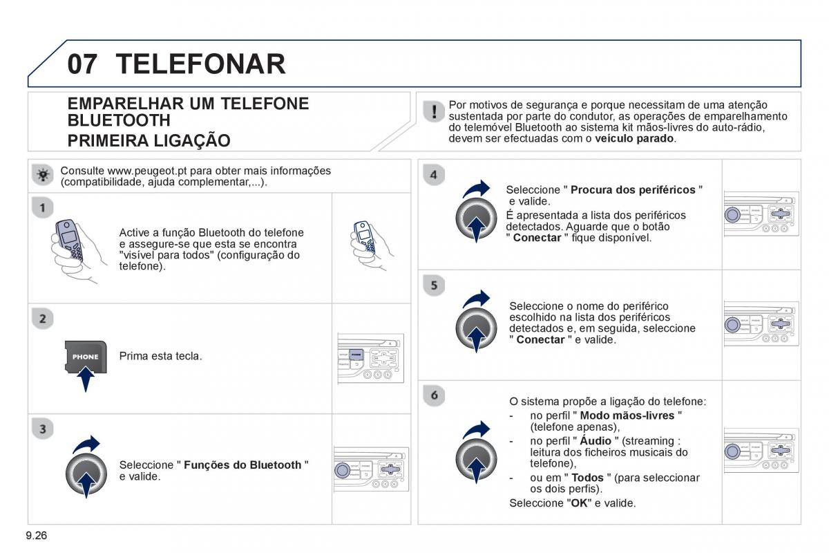 Peugeot 807 manual del propietario / page 166