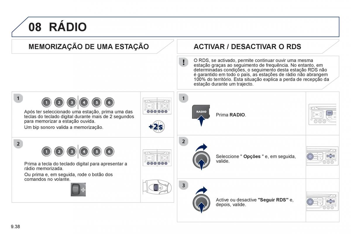 Peugeot 807 manual del propietario / page 178