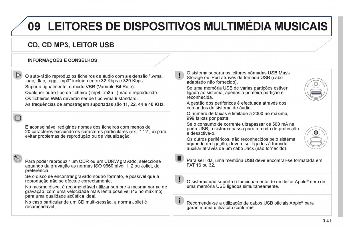 Peugeot 807 manual del propietario / page 181