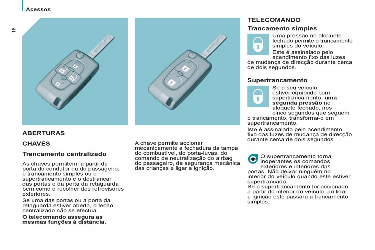 Peugeot 807 manual del propietario / page 20