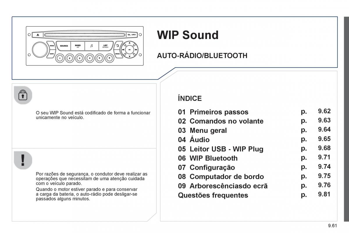 Peugeot 807 manual del propietario / page 201