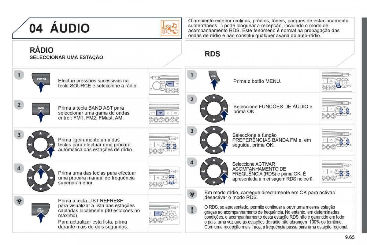 Peugeot 807 manual del propietario / page 205