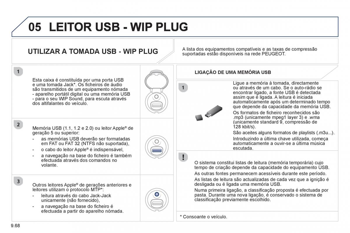 Peugeot 807 manual del propietario / page 208