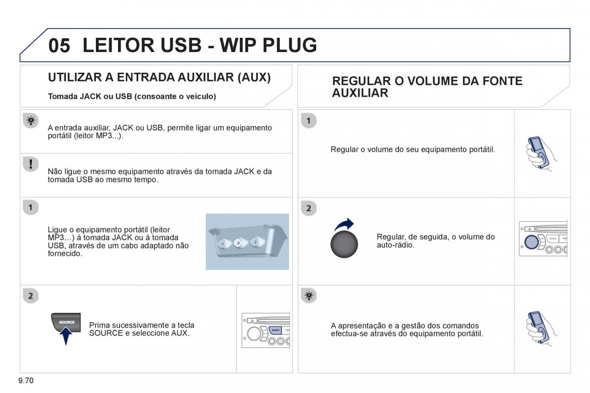 Peugeot 807 manual del propietario / page 210