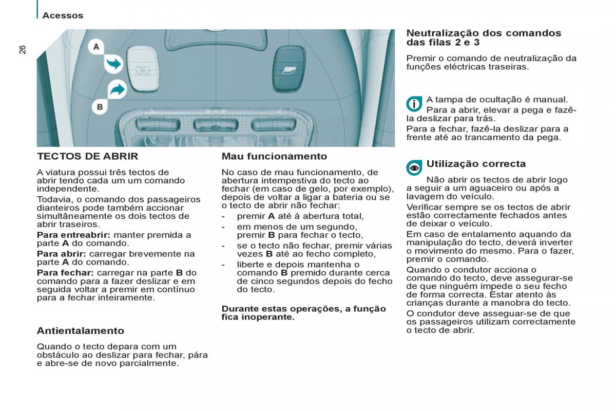 Peugeot 807 manual del propietario / page 28