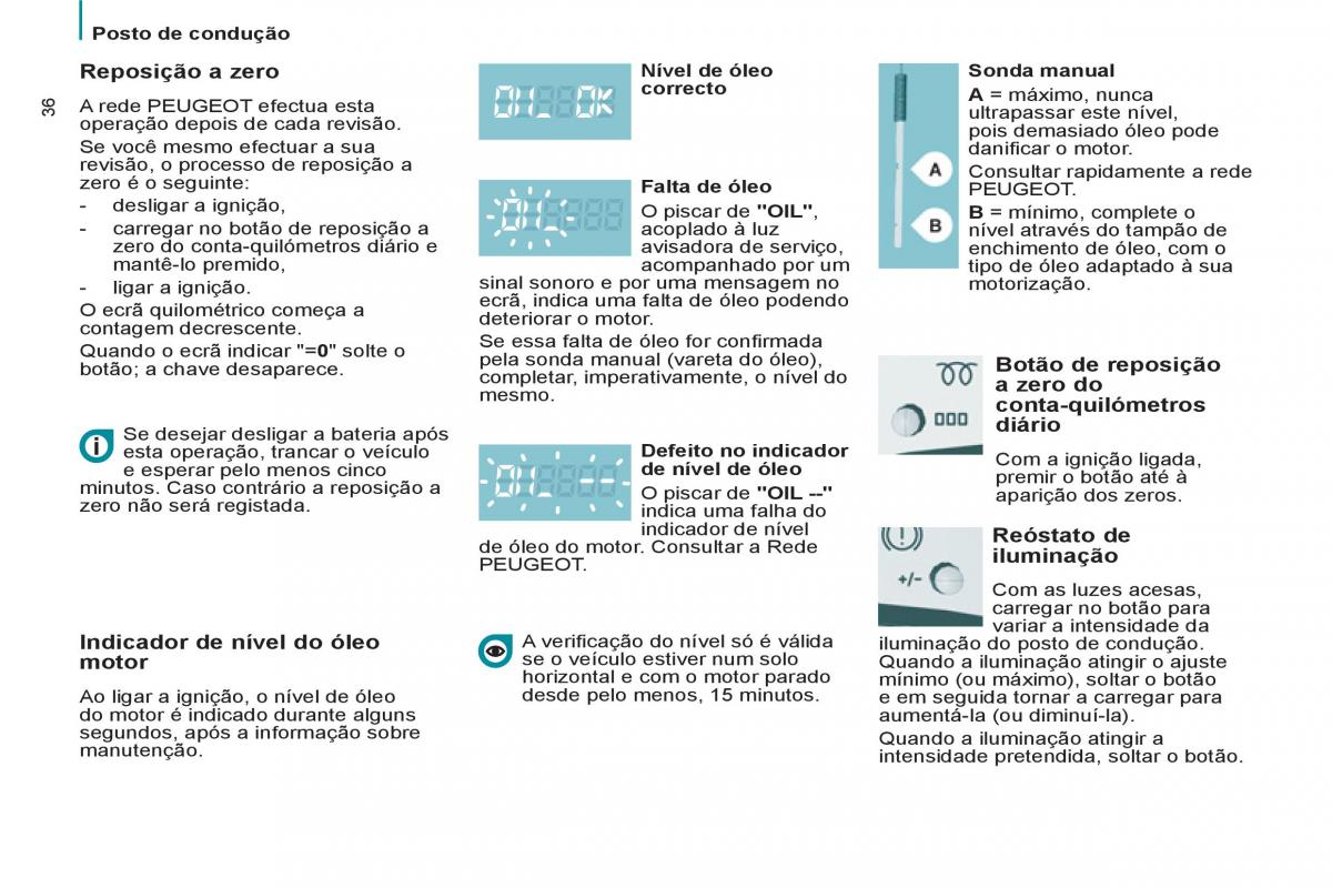 Peugeot 807 manual del propietario / page 38