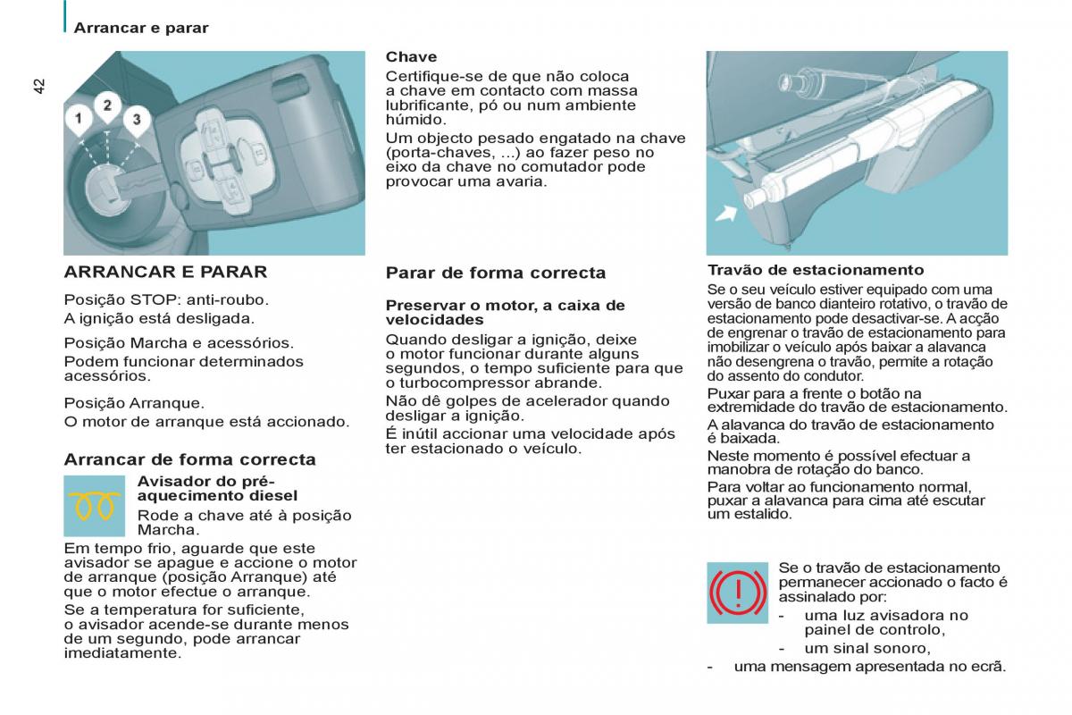 Peugeot 807 manual del propietario / page 44