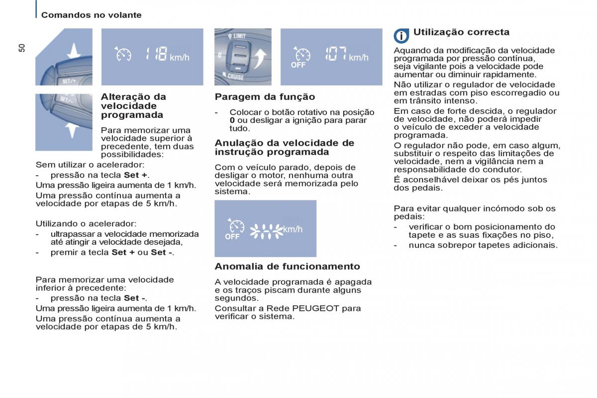 Peugeot 807 manual del propietario / page 52