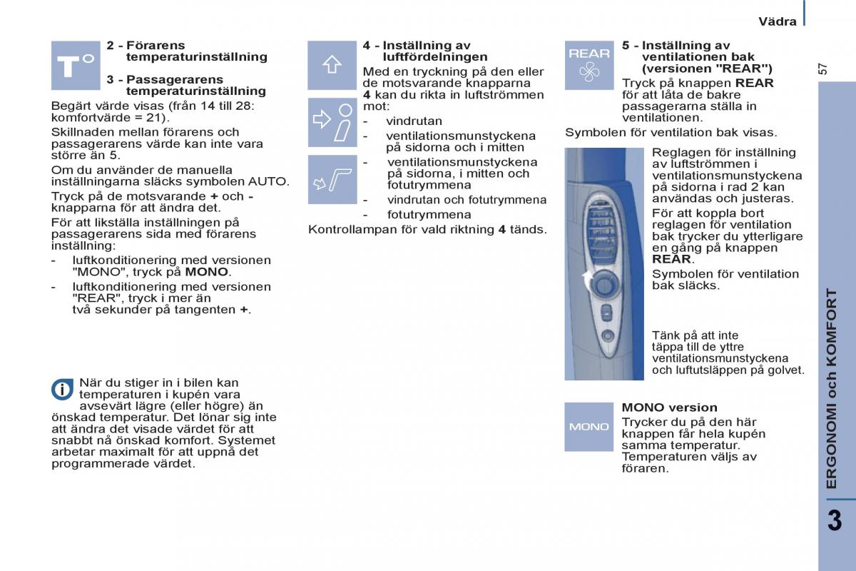 Peugeot 807 instruktionsbok / page 59