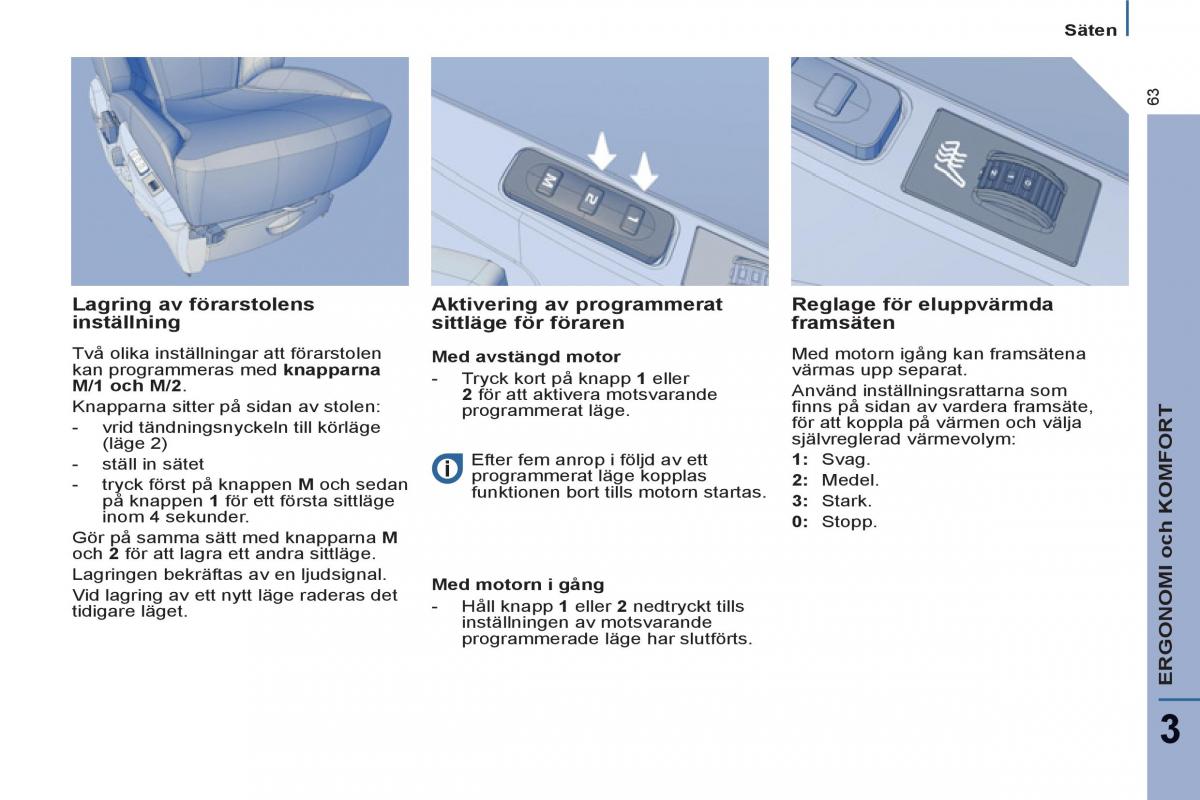 Peugeot 807 instruktionsbok / page 65