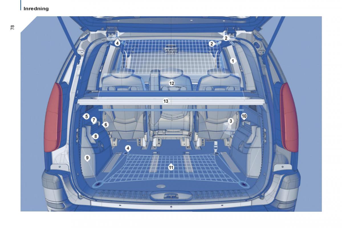 Peugeot 807 instruktionsbok / page 80